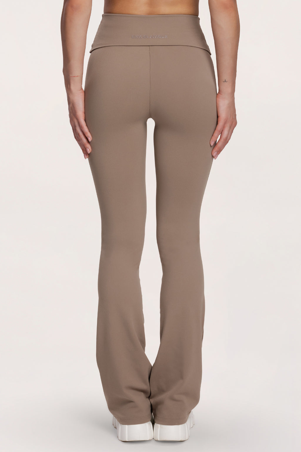 Клоширано спортно долнище Pilates Era warm beige