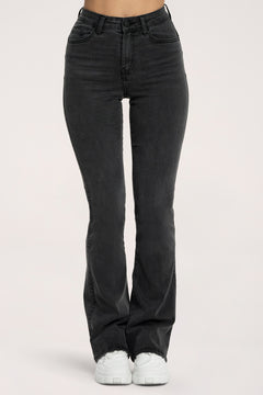 Дънки с клоширани крачоли perfect slim long black