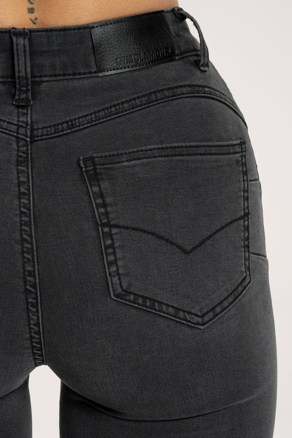 Дънки с клоширани крачоли perfect slim long black