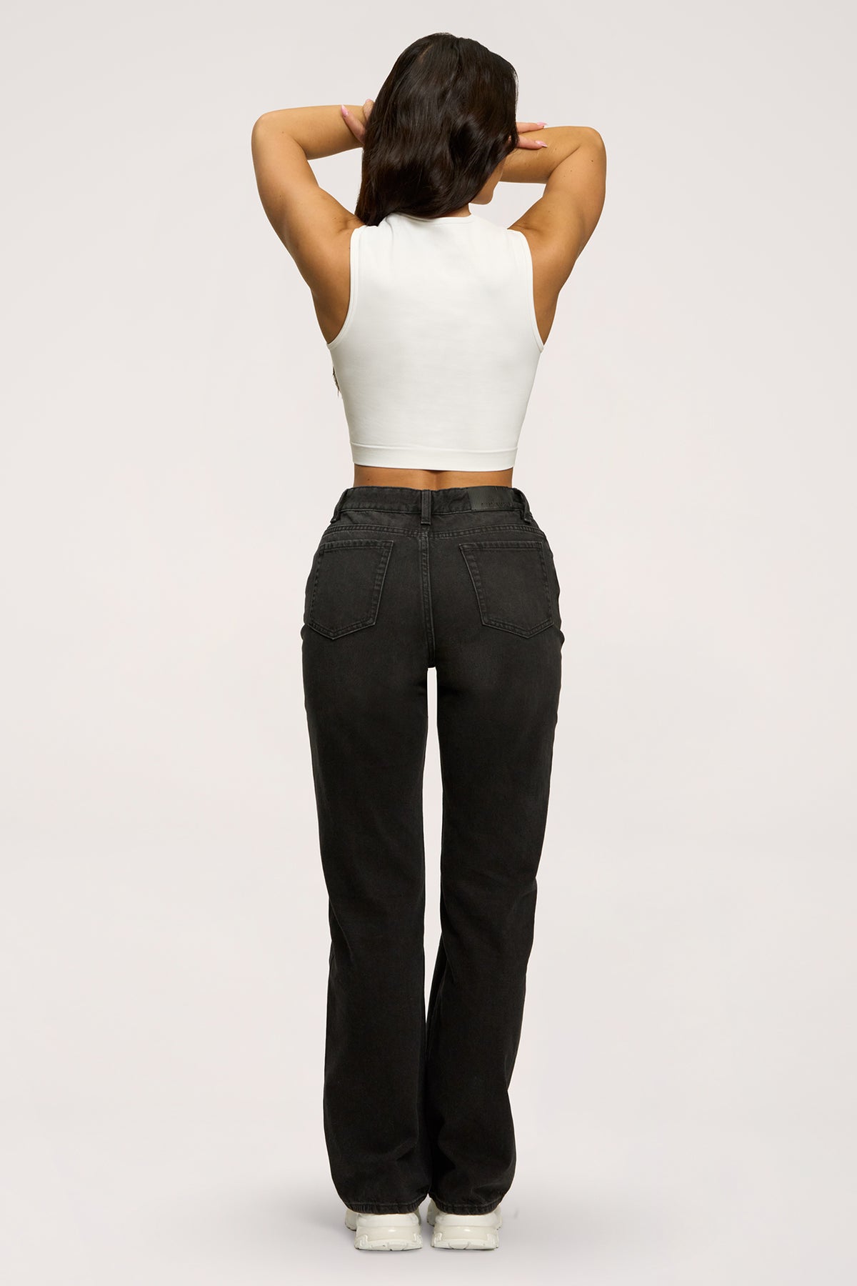 Дънки wide relaxed black