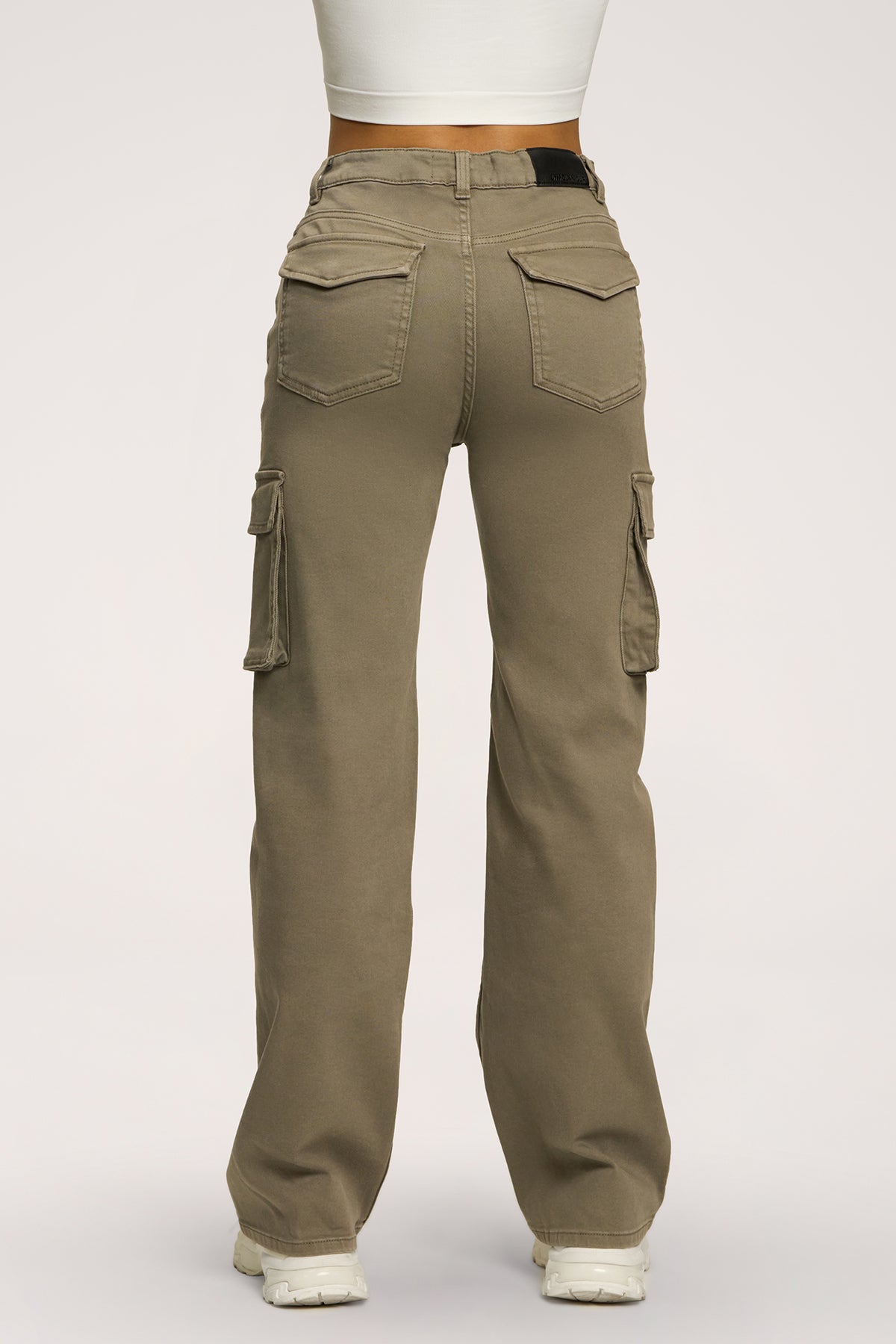 Дънки cargo green olive