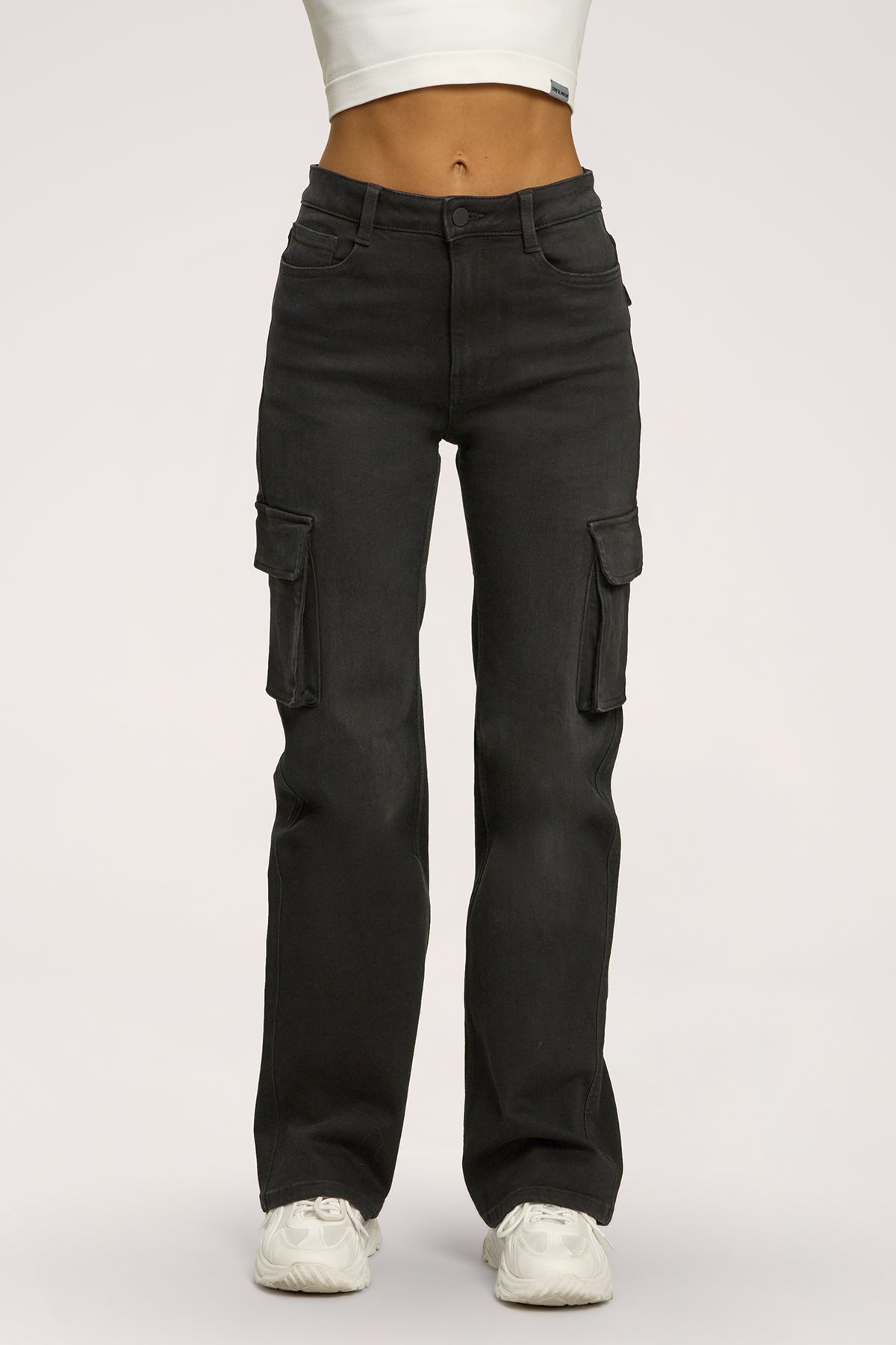 Дънки cargo black