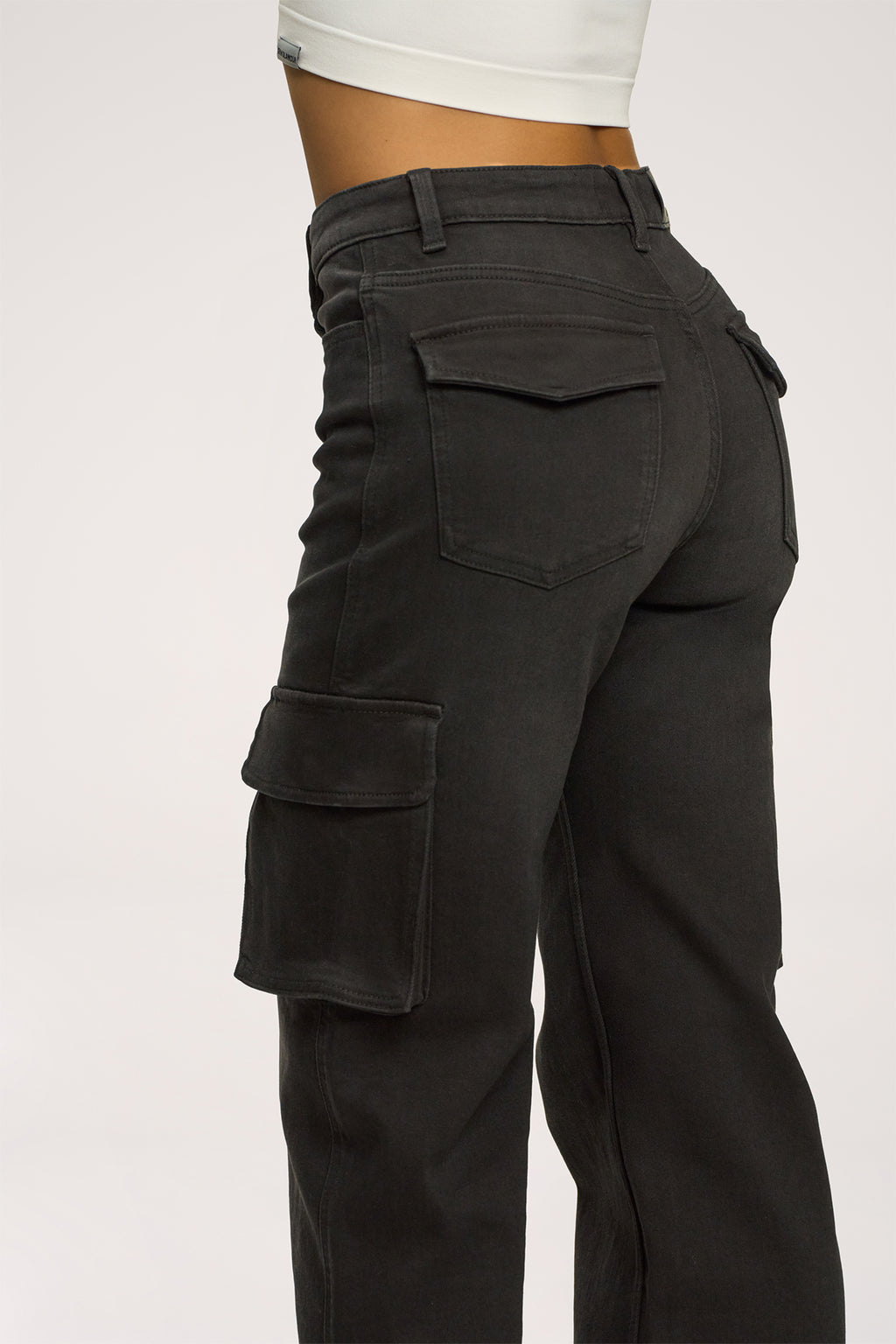 Дънки cargo black