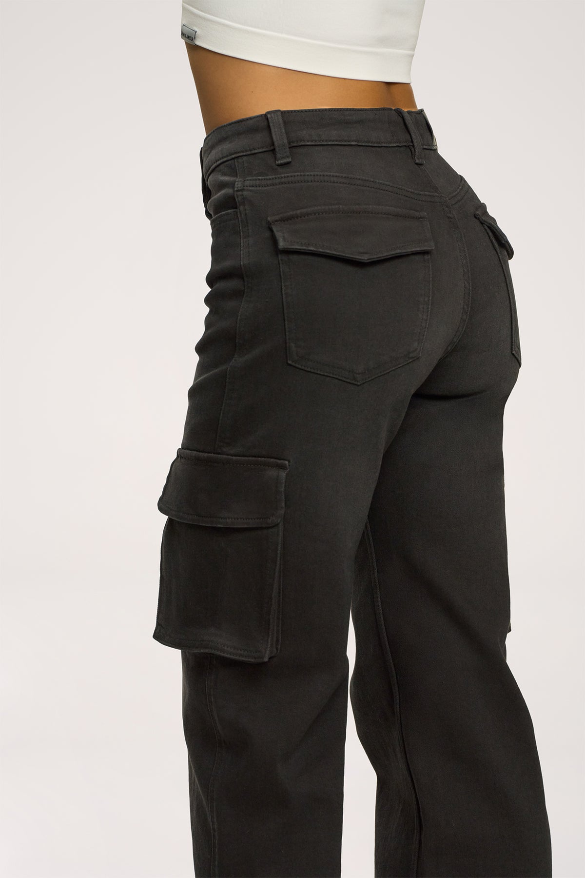 Дънки cargo black