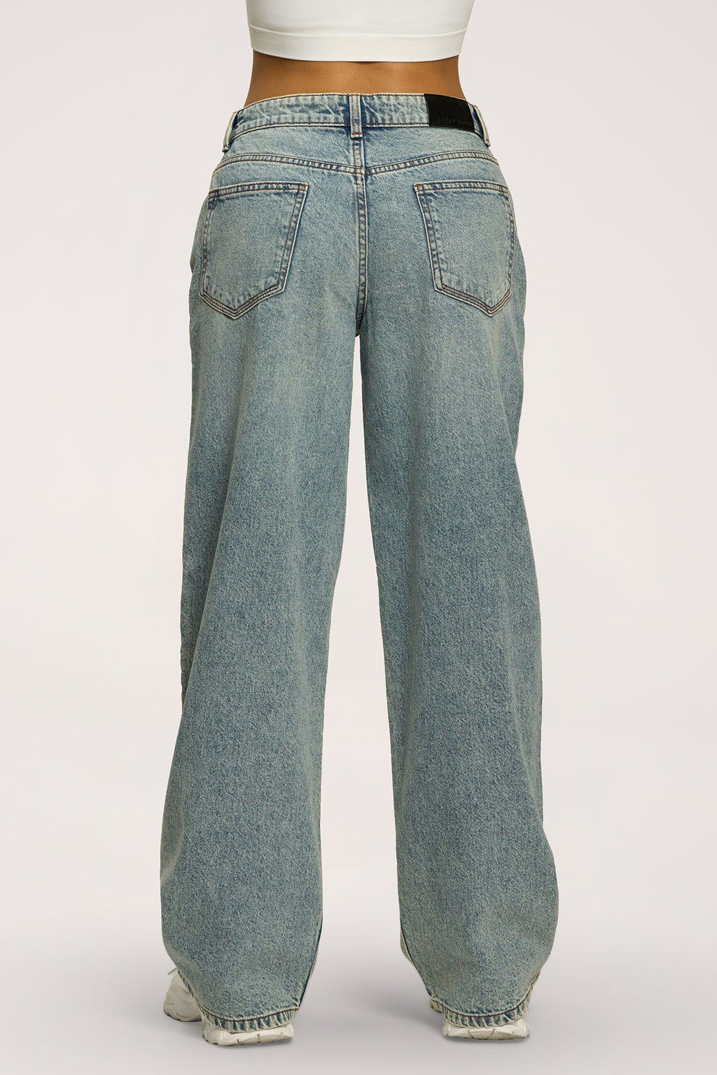 Дънки boyfriend light blue