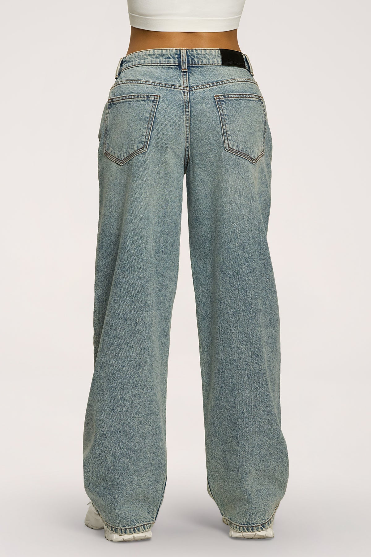 Дънки boyfriend light blue