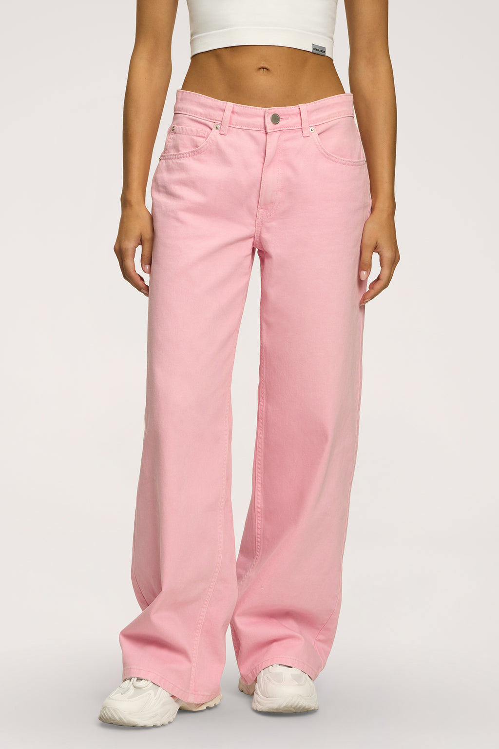 Дънки boyfriend pink
