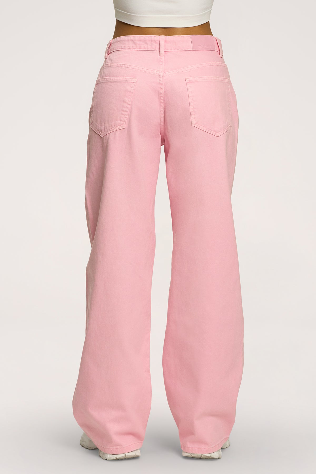 Дънки boyfriend pink