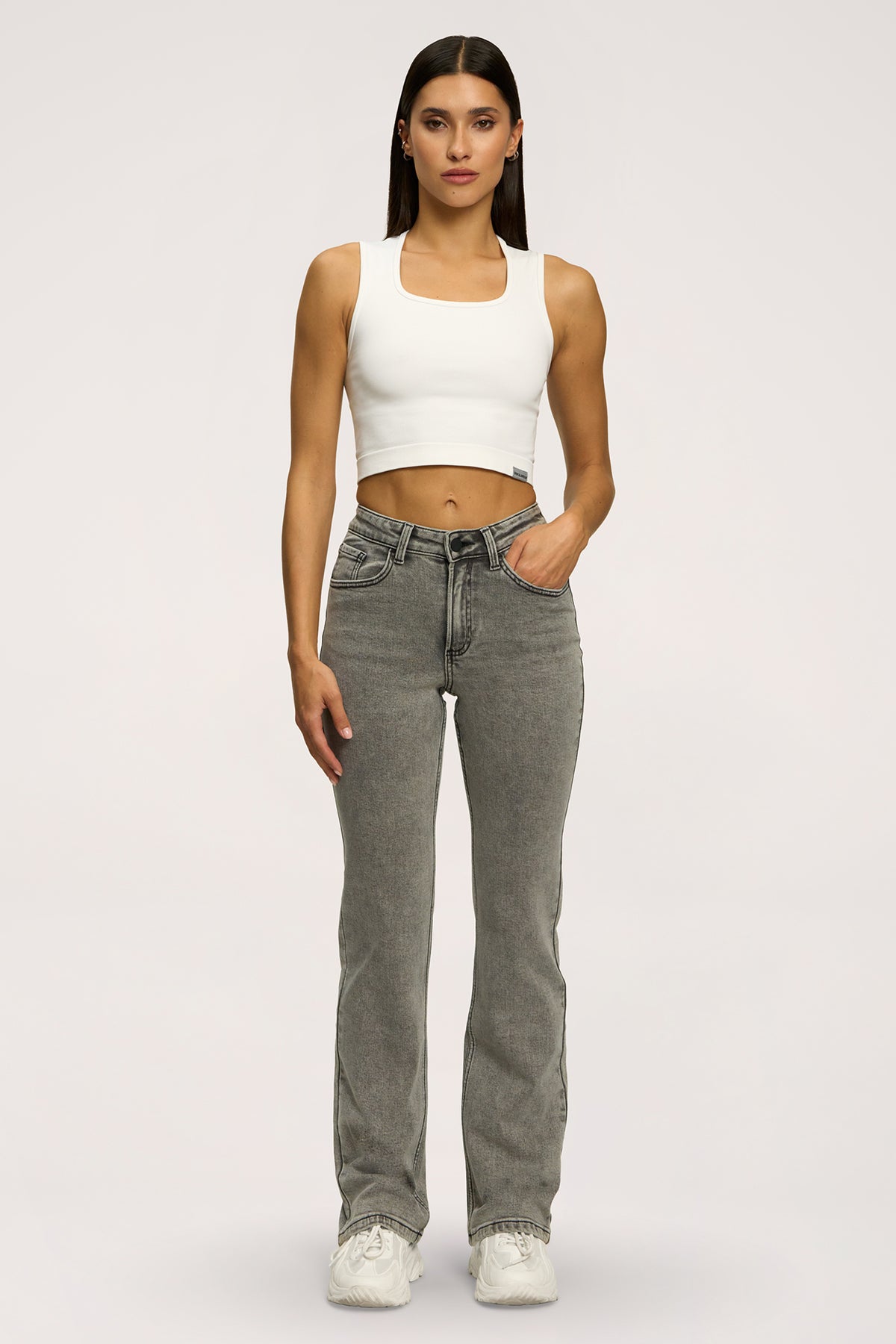 Дънки classic grey