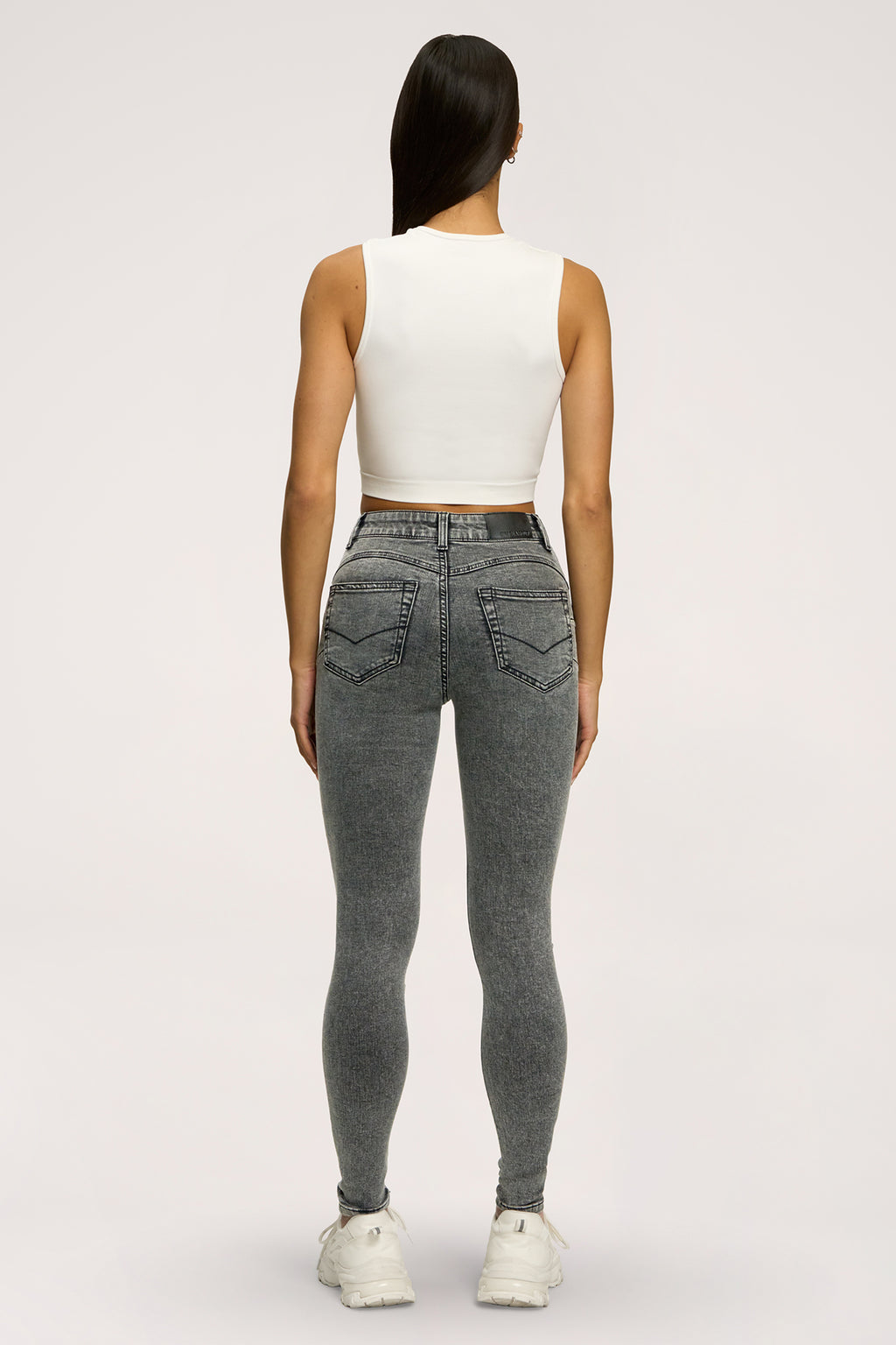 Дънки skinny perfect slim light grey