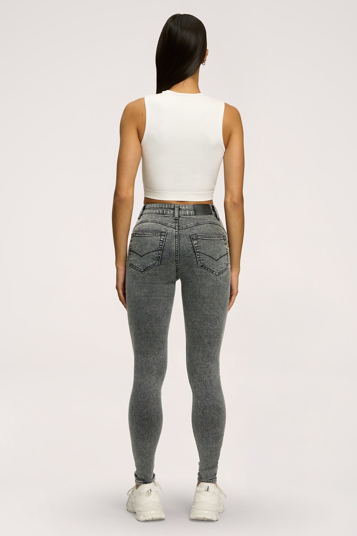 Дънки skinny perfect slim light grey