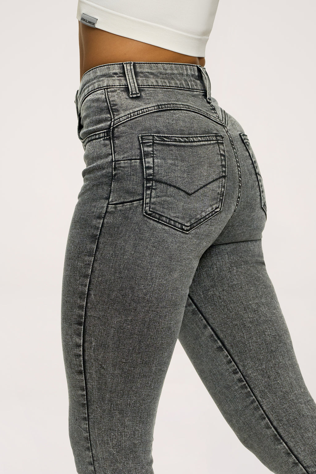 Дънки skinny perfect slim light grey