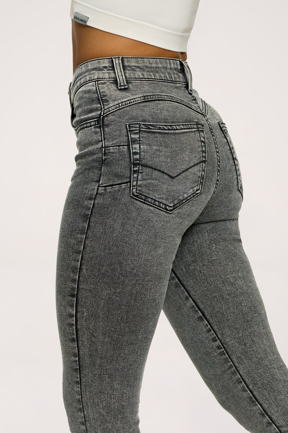 Дънки skinny perfect slim light grey