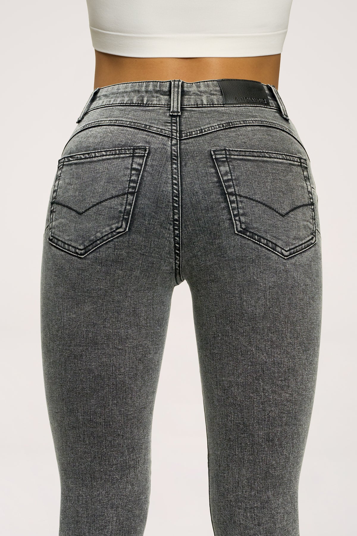 Дънки skinny perfect slim light grey