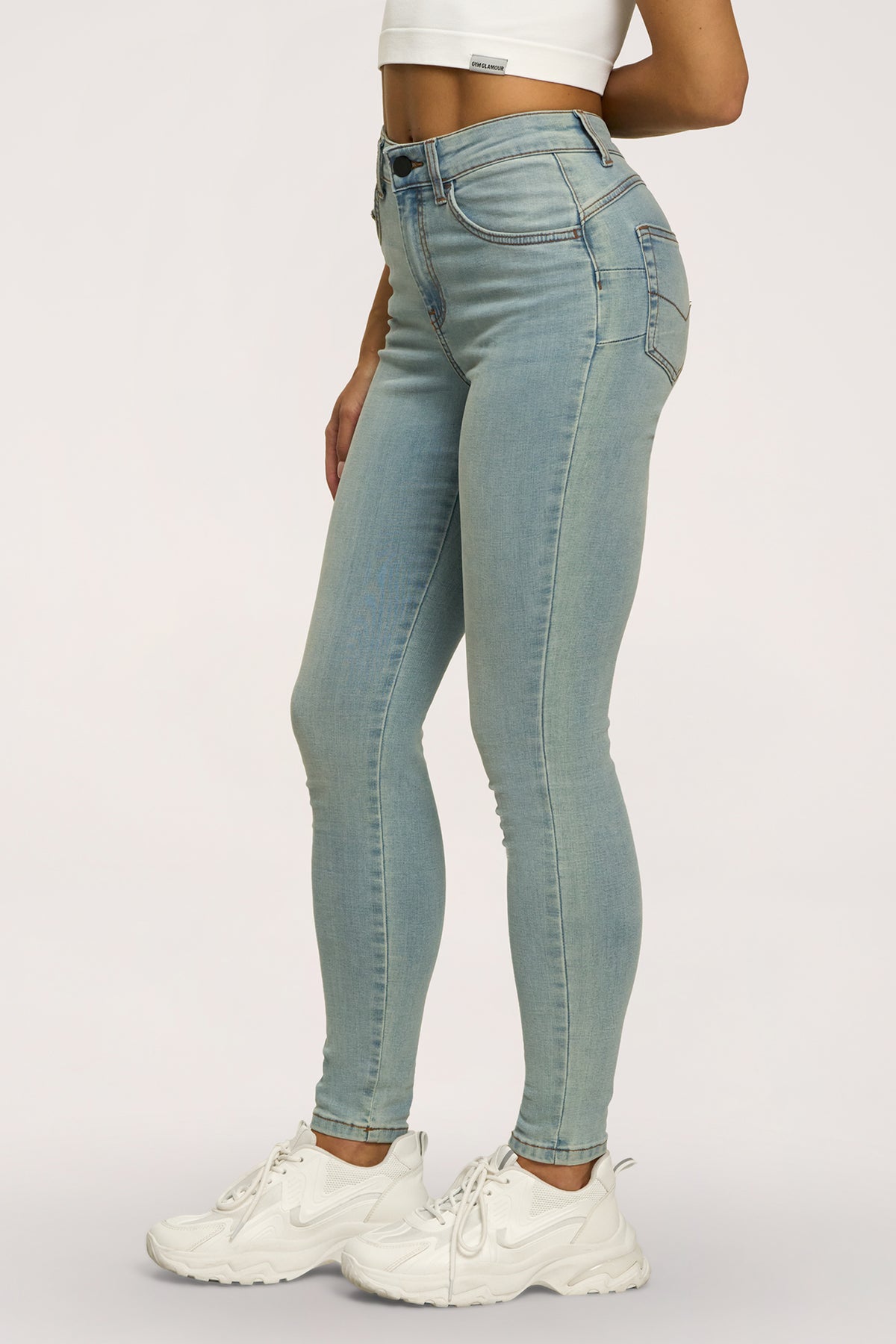 Дънки skinny perfect slim light blue