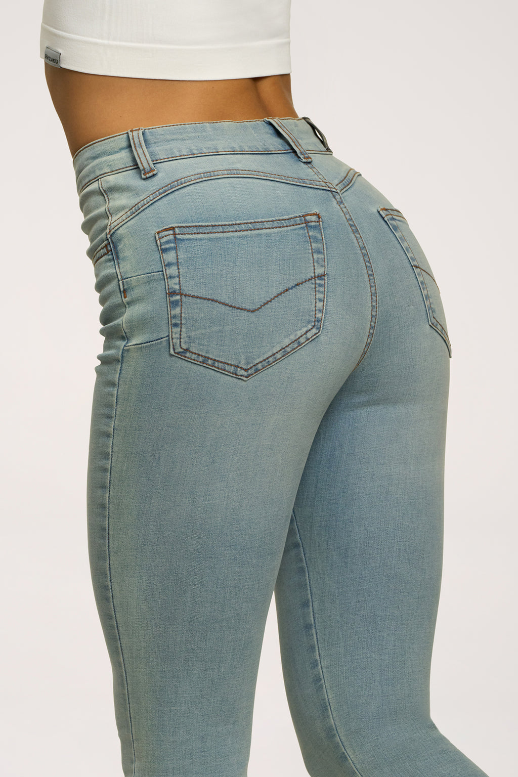Дънки skinny perfect slim light blue