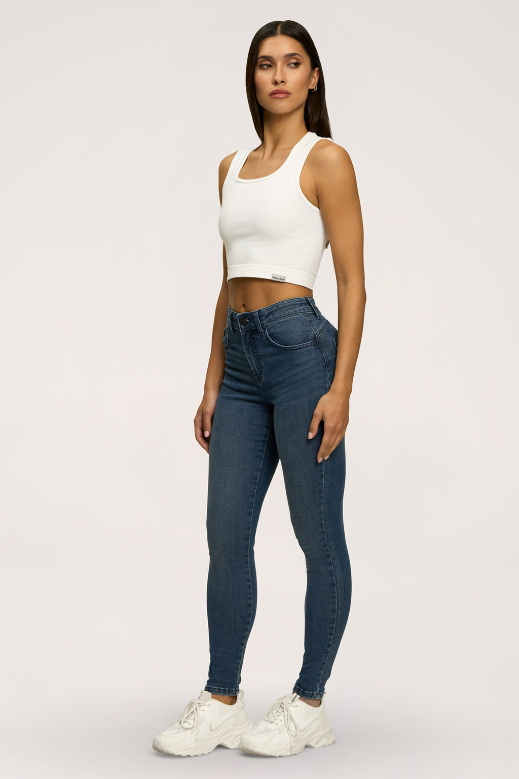 Дънки skinny perfect slim navy blue
