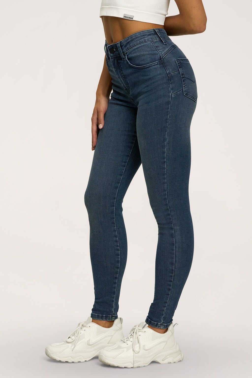 Дънки skinny perfect slim navy blue