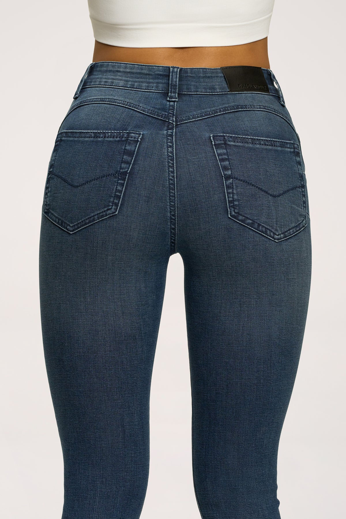 Дънки skinny perfect slim navy blue