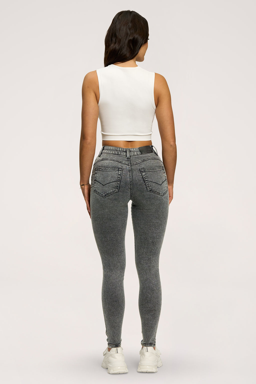Дънки skinny perfect slim light grey