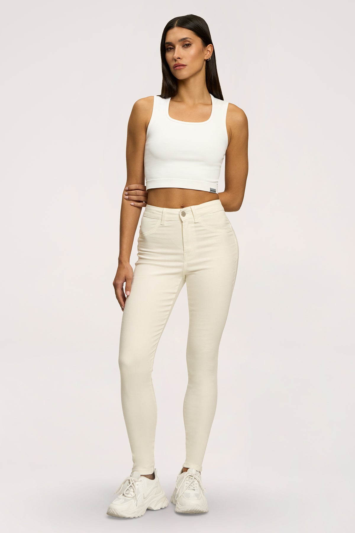 Дънки skinny perfect slim off white