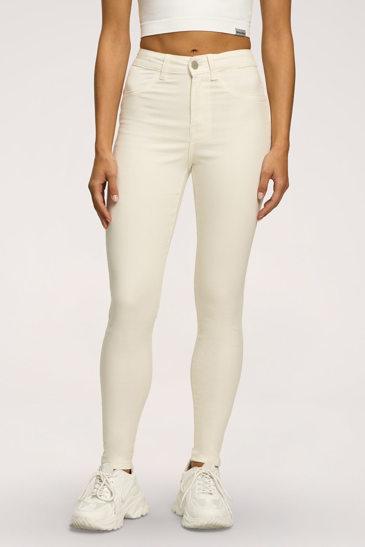 Дънки skinny perfect slim off white