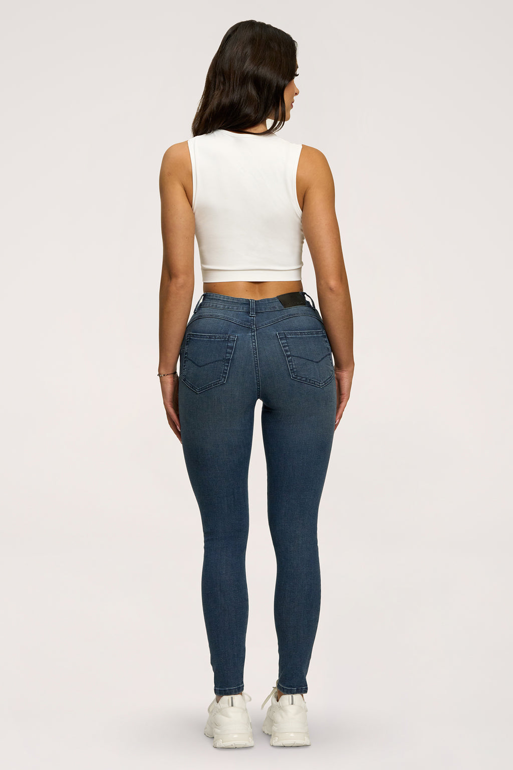 Дънки skinny perfect slim navy blue