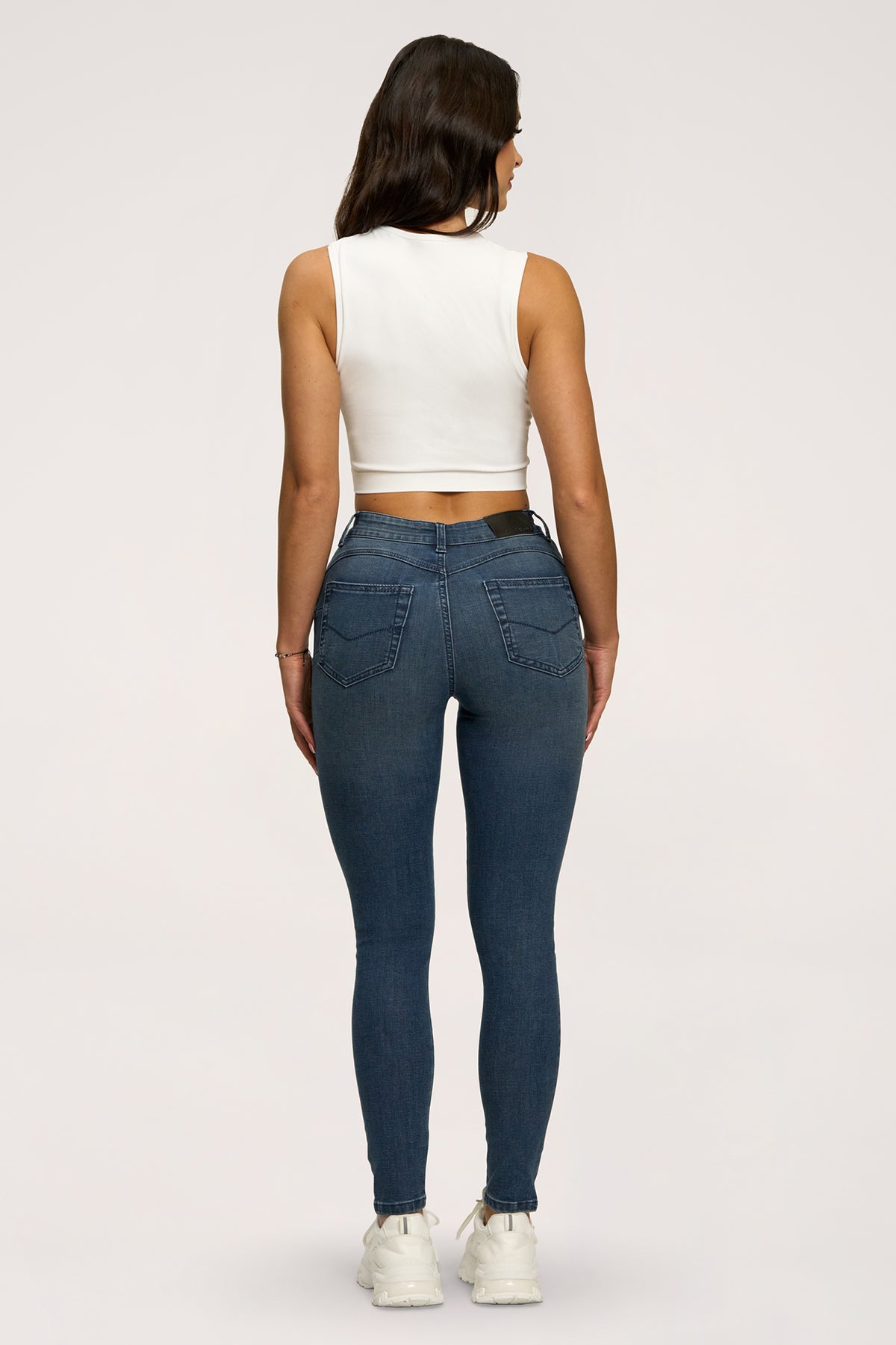 Дънки skinny perfect slim navy blue