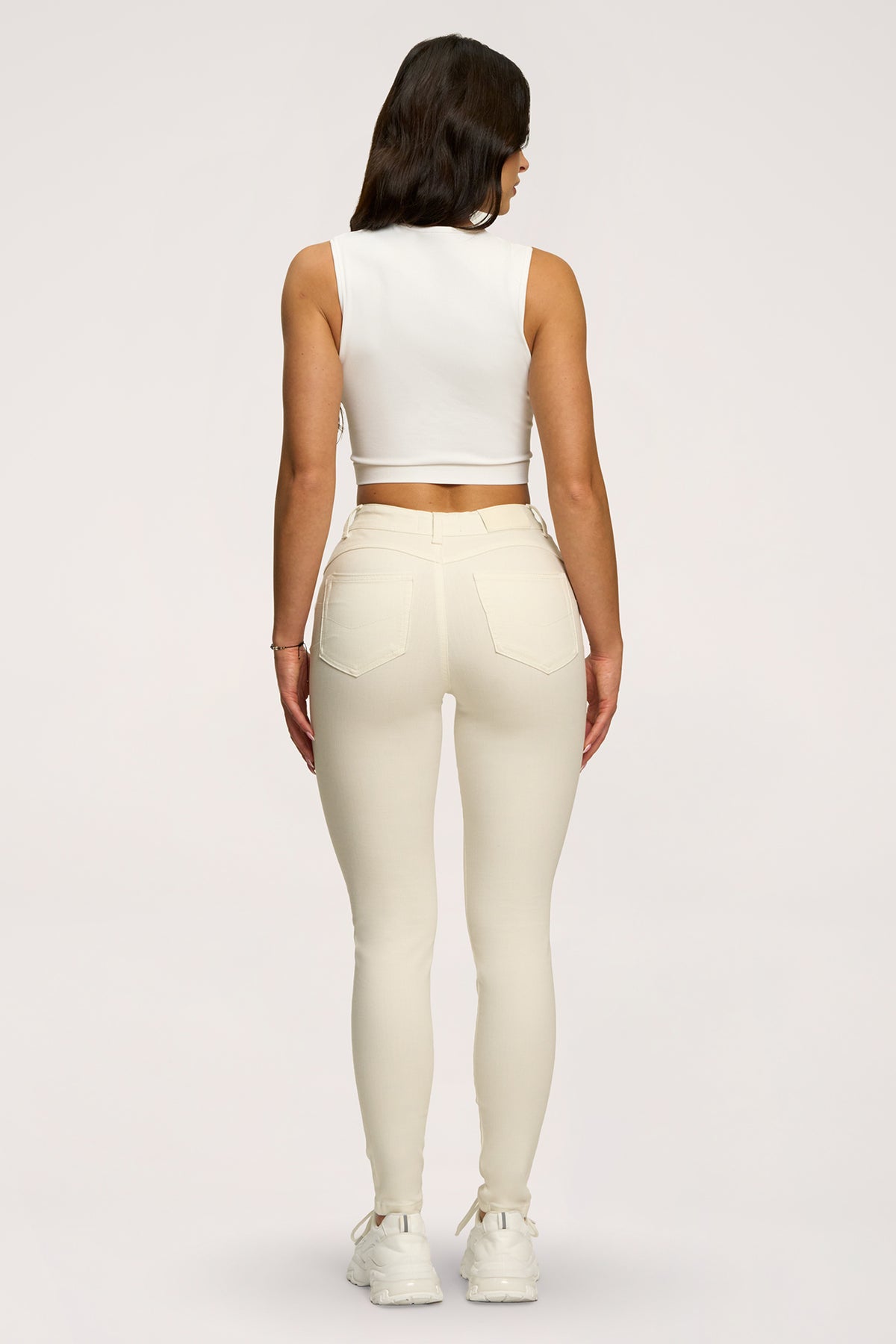 Дънки skinny perfect slim off white