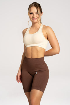 Байкър шорти basic brown