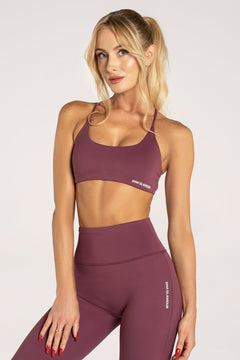 Сутиен open back бордо
