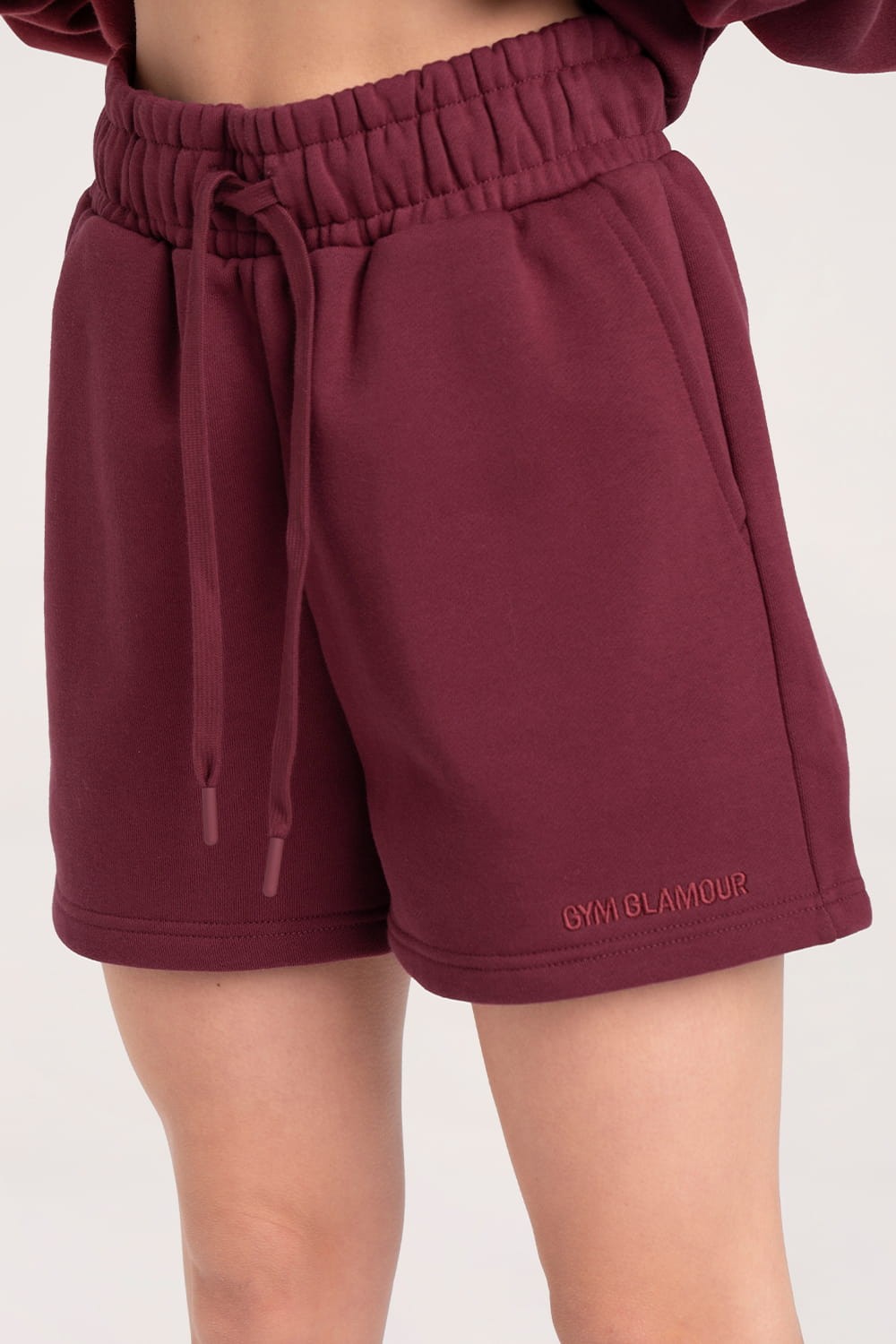 Spodenki dresowe ruby