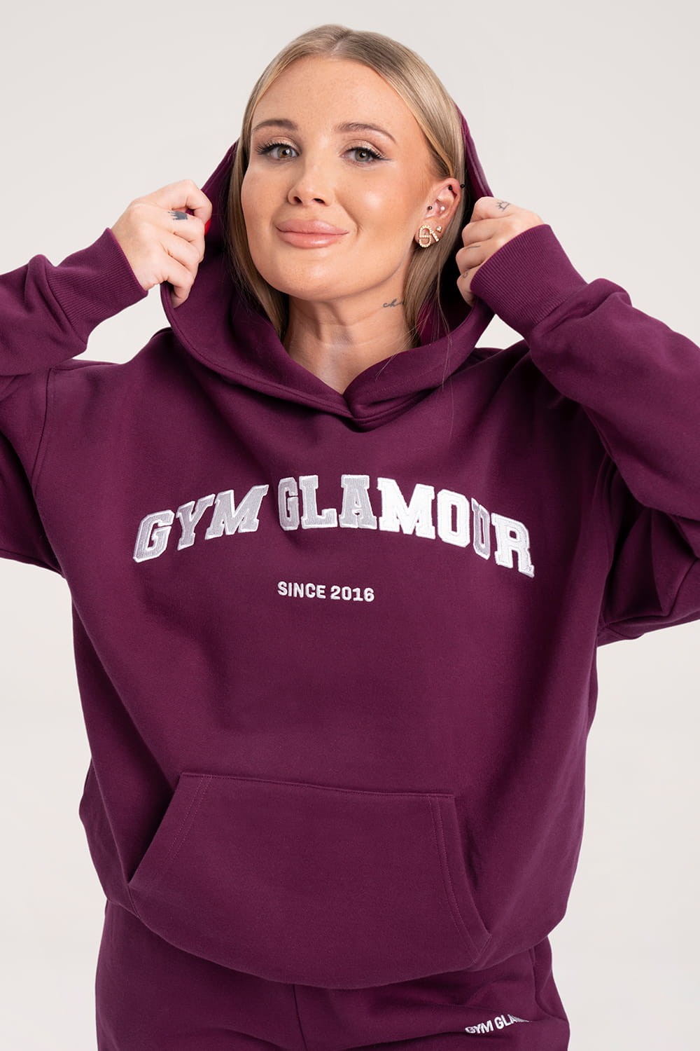 Bluza college amaranth