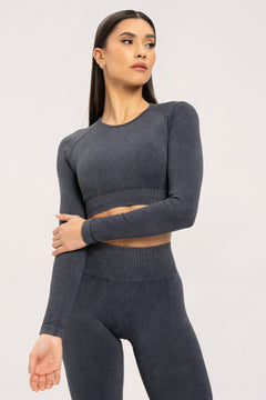 Рашгард stone washed anthracite