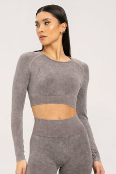 Рашгард stone washed brown