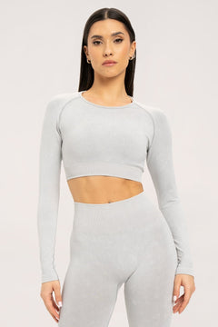 Рашгард stone washed white