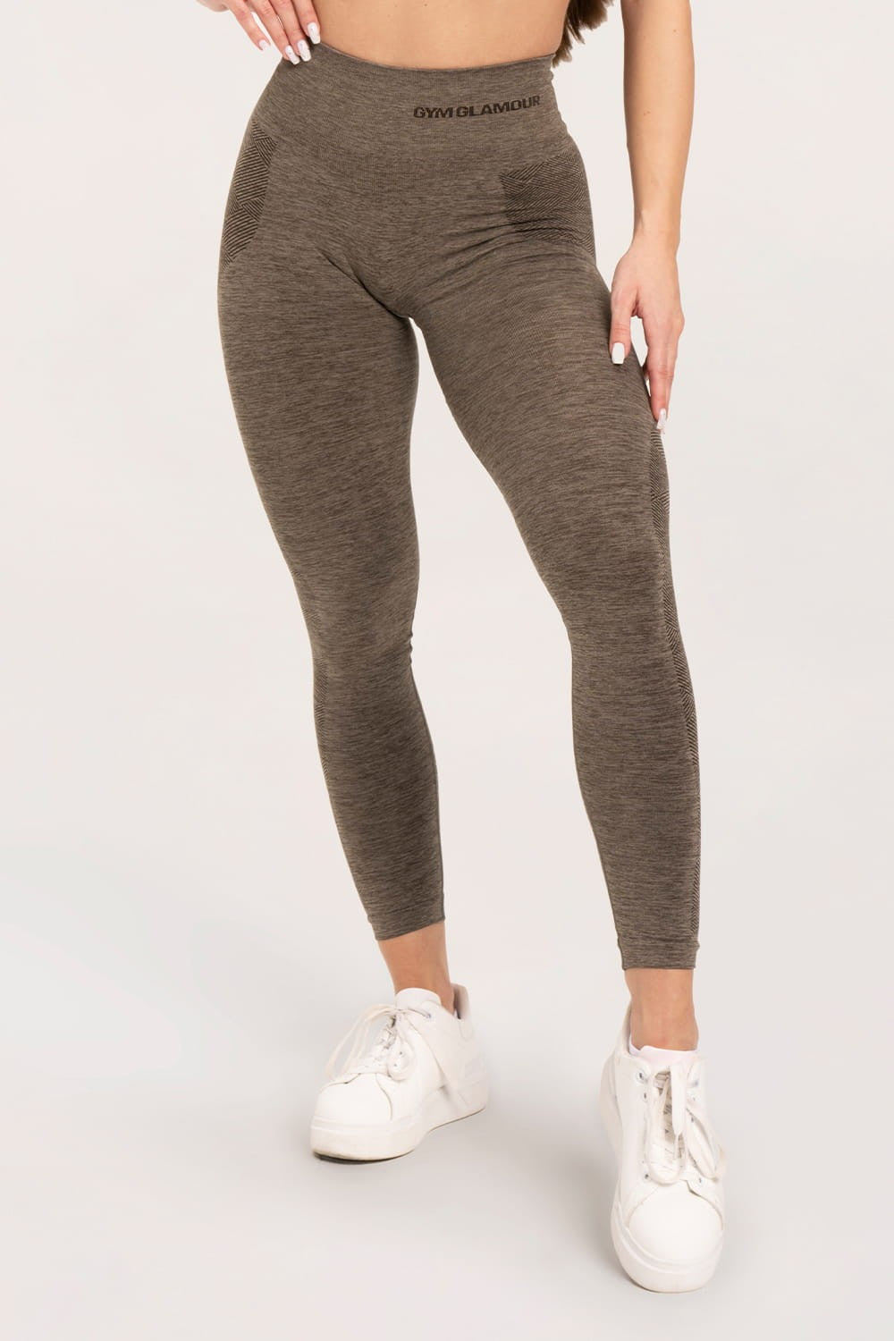 Leginsy seamless espresso