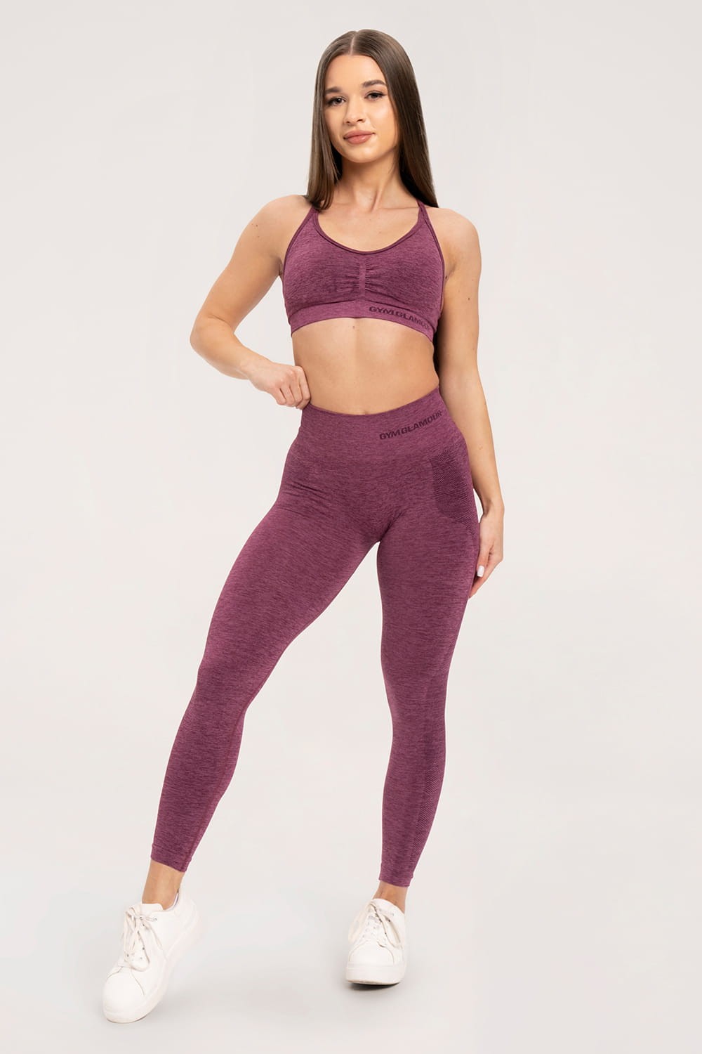 Leginsy seamless cherry