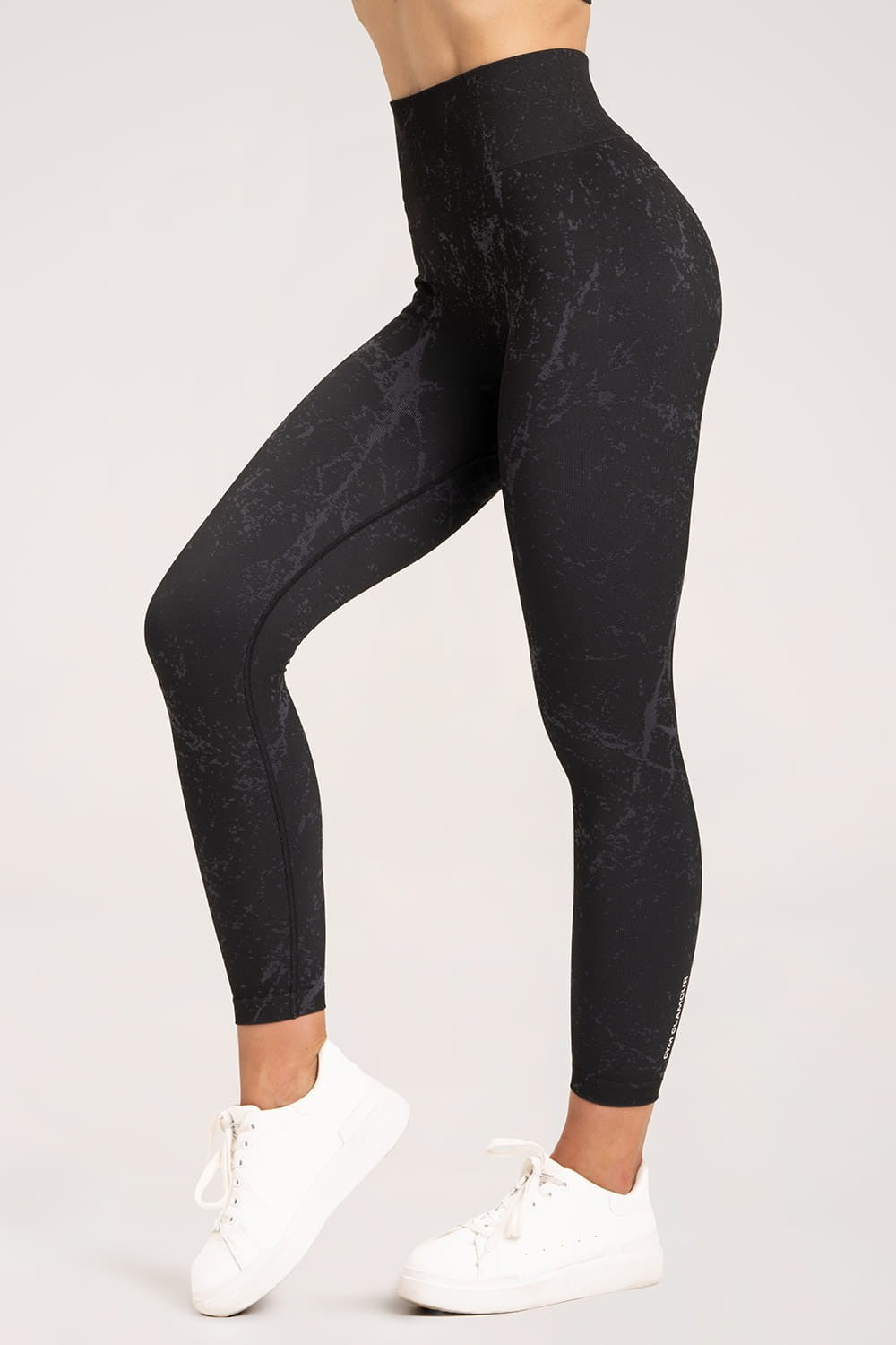 Leginsy marble black