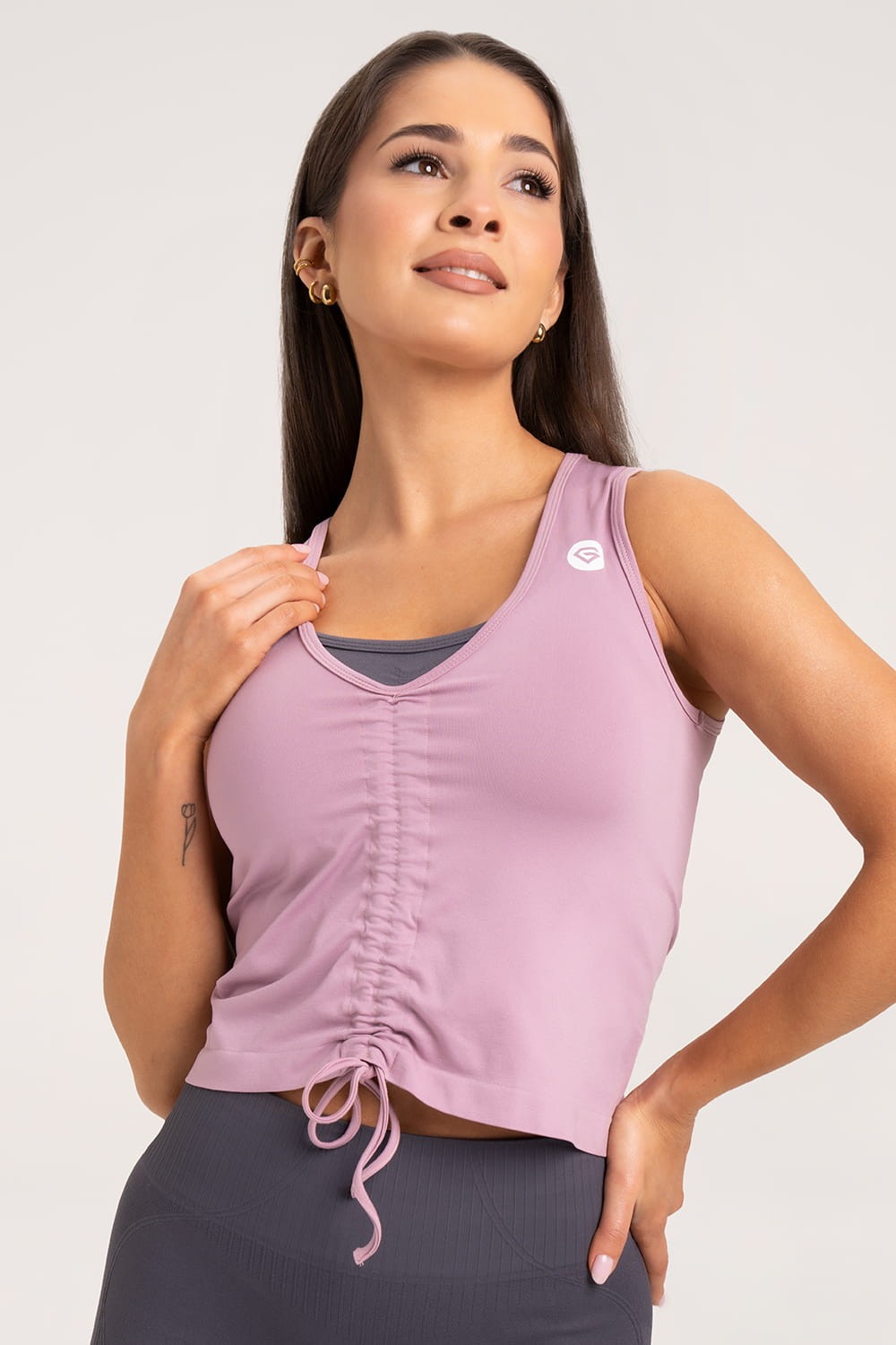 Top ściągany pink
