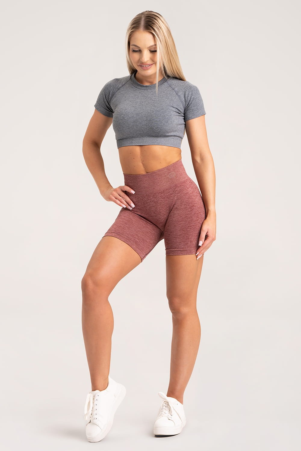 Seamless shorts rose taupe