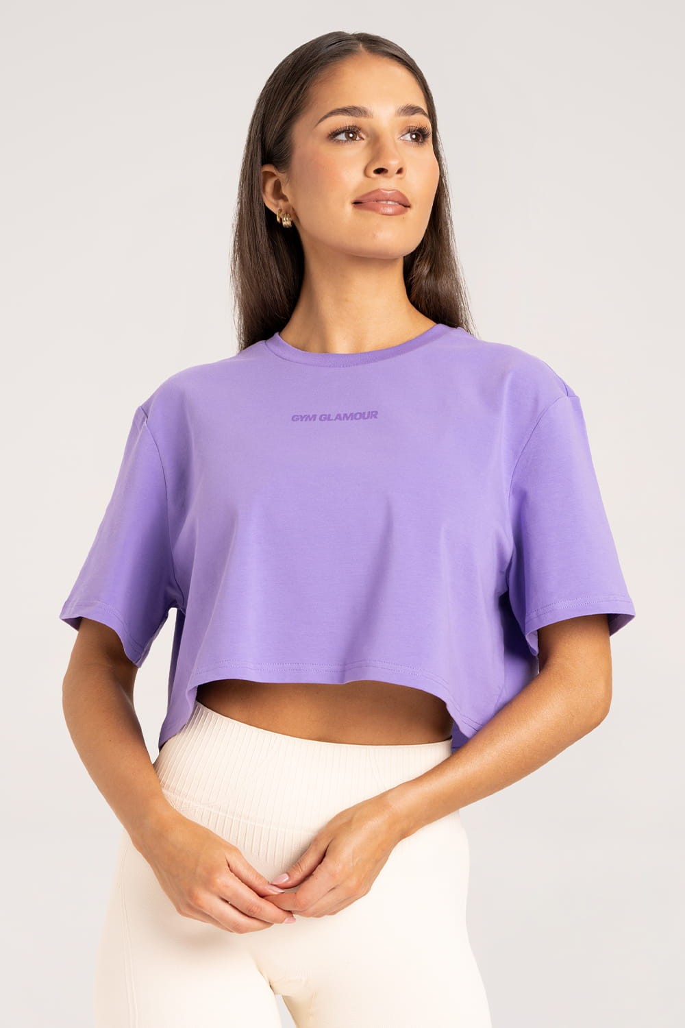 T-shirt boxy lilac crush