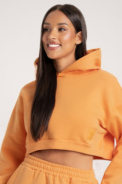 Суитшърт Crop Tangerine