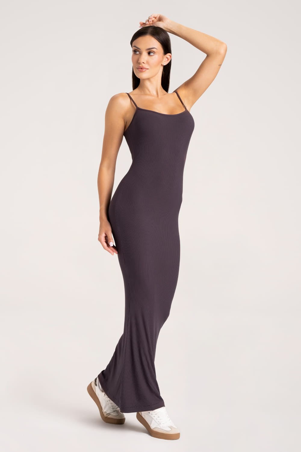 Sukienka Flexi Maxi mocha