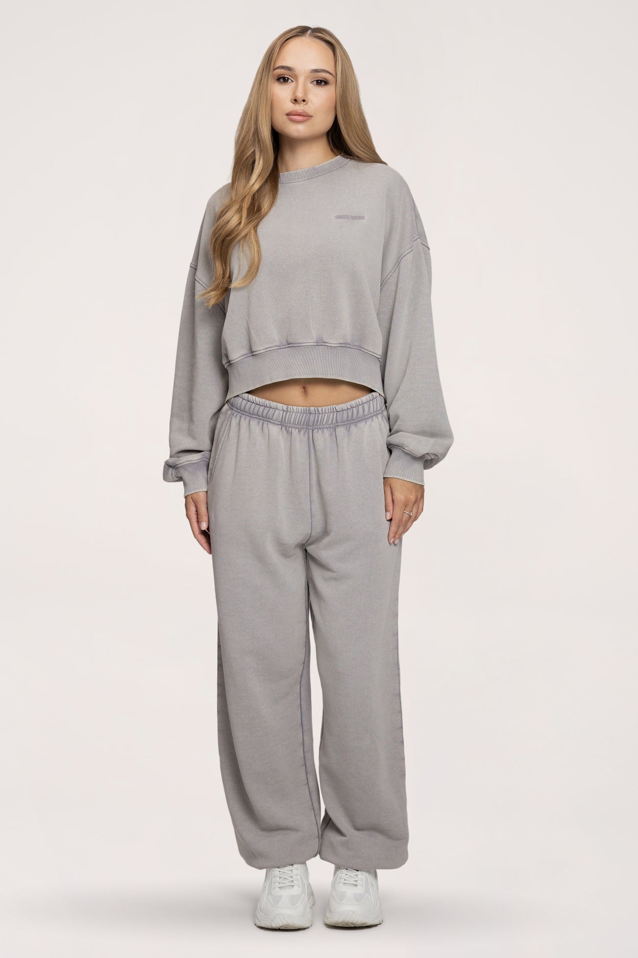 Спортен панталон с ластик Easy light grey