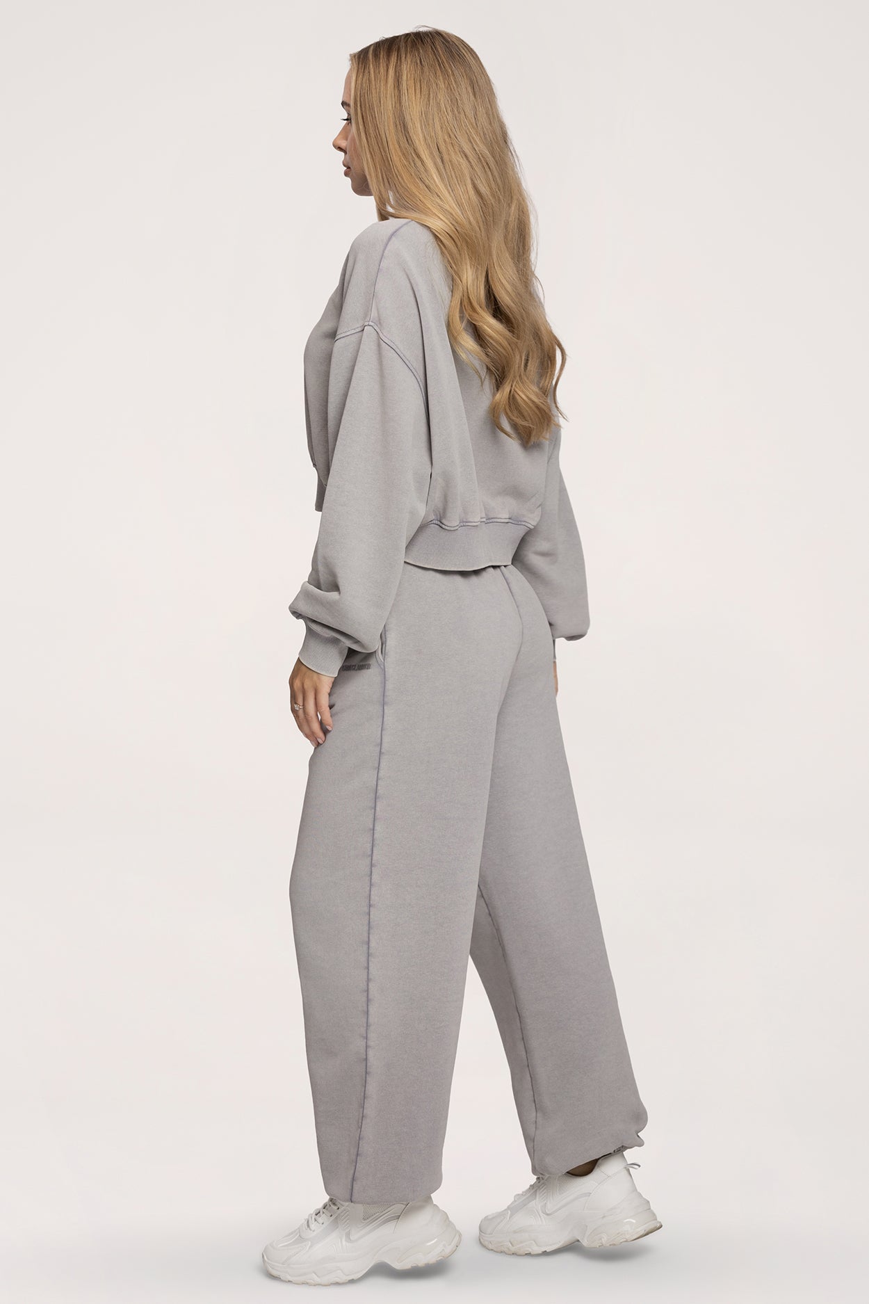 Спортен панталон с ластик Easy light grey