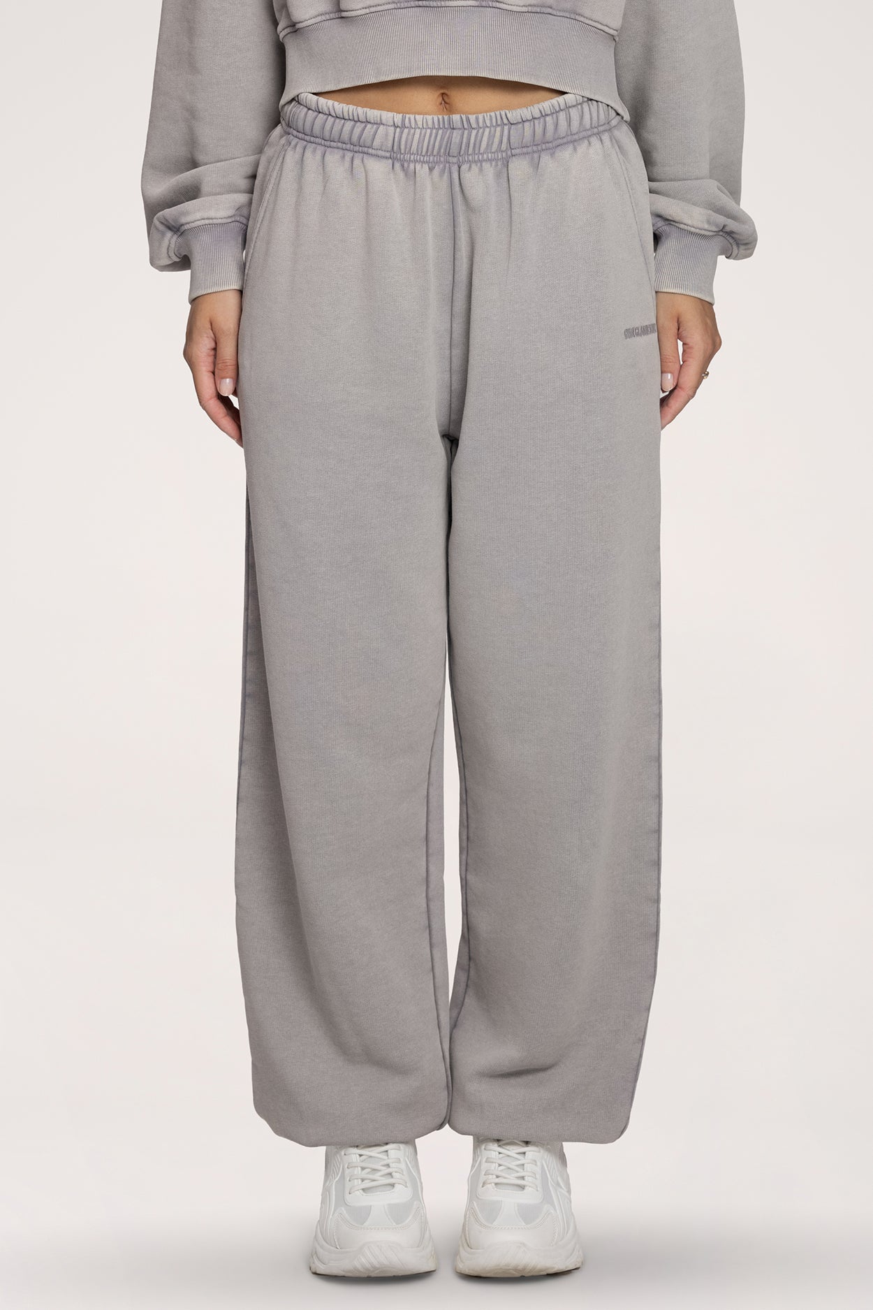 Спортен панталон с ластик Easy light grey
