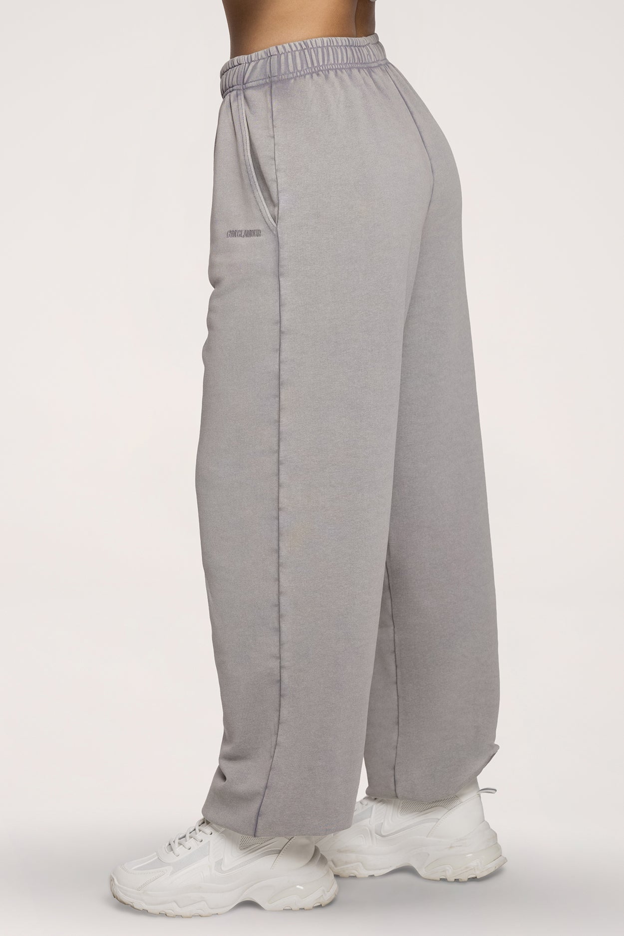 Спортен панталон с ластик Easy light grey