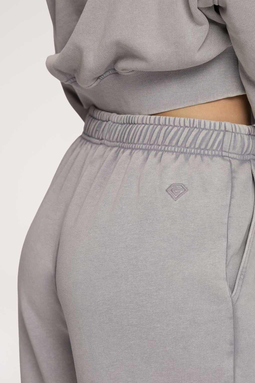 Спортен панталон с ластик Easy light grey