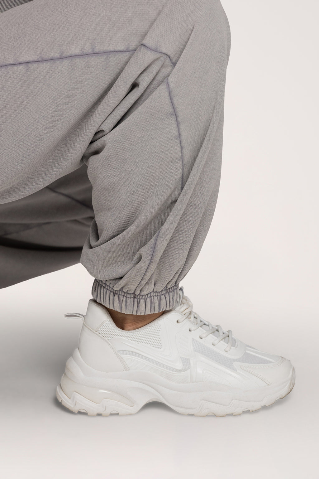 Спортен панталон с ластик Easy light grey